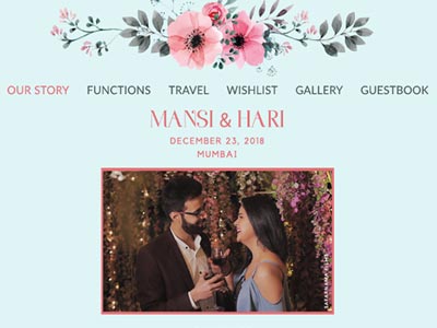 Wedding Website